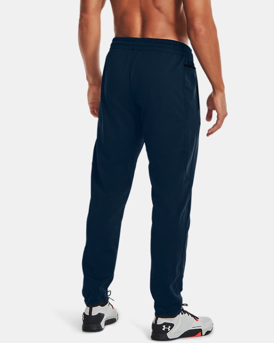 Men's Armour Fleece® Pants, Navy, pdpMainDesktop image number 1